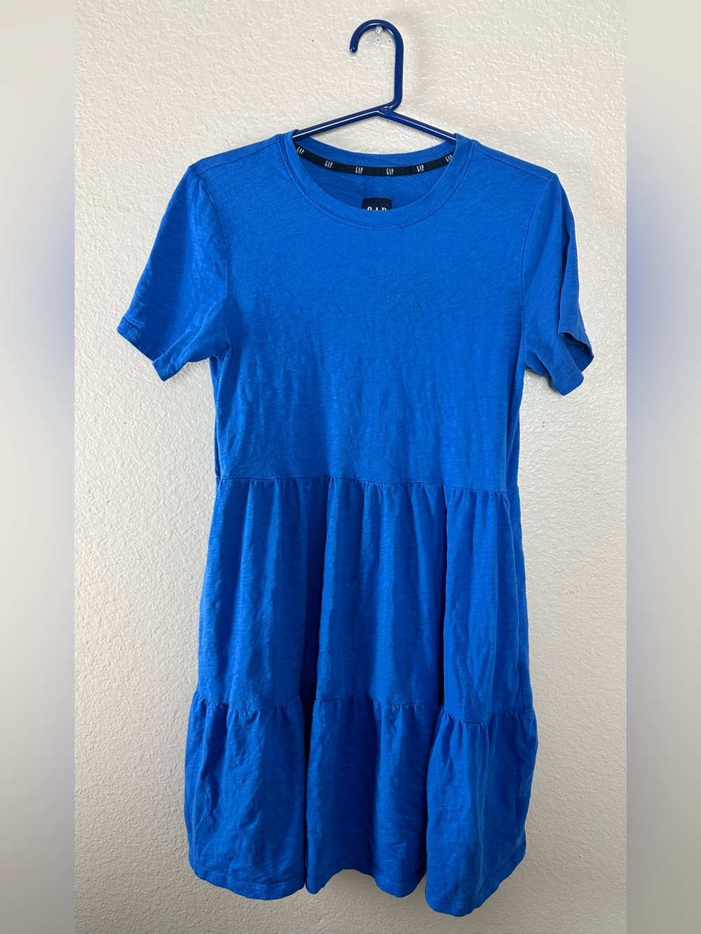 GAP Royal Blue Short Sleeve Dress M NC0179